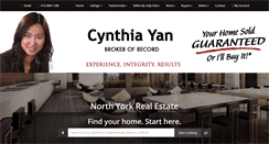 Desktop Screenshot of cynthiayan.com